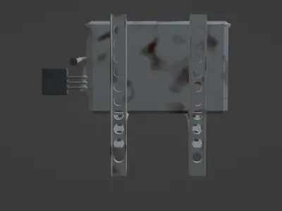 Air Conditioner Unit AC Low-poly Low-poly 3D model