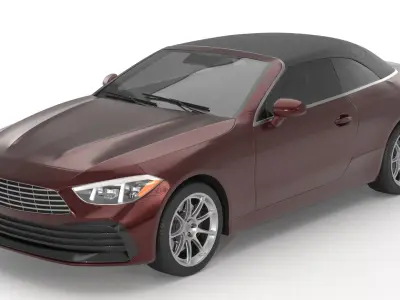 Generic Convertible 01 3D model
