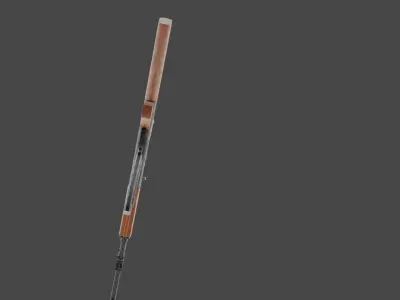 Kalashnikov ak - rifle Low-poly 3D model