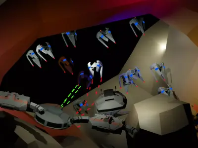 Low Poly Ships  Low-poly 3D model