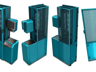 Stand for shock absorber diagnostics 3D model