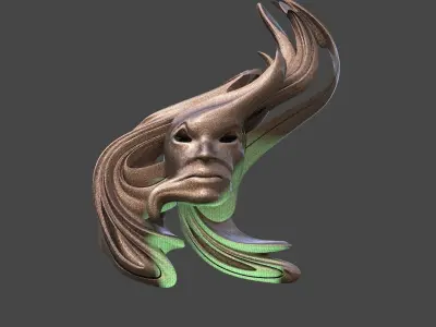 Snow white liquid mask collection 1 3D model