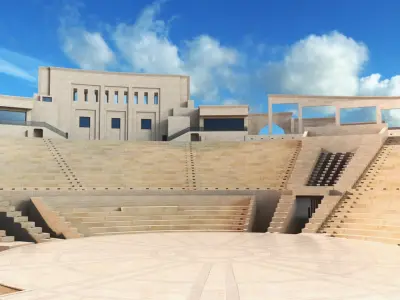  Katara Amphitheater Structure 