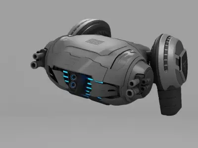 sci-fi drone  3D model