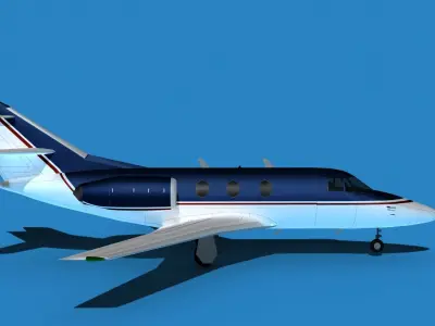 Dassault Falcon 10 V13 3D model