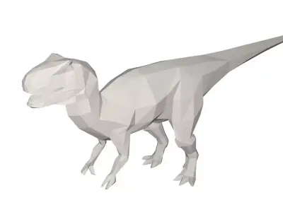Dinosaur low - poly Low-poly 3D model