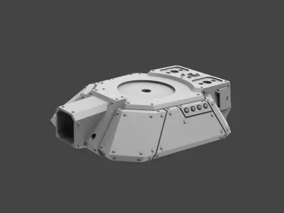 Armored Might MRHV - Revenant Turret and  Weapons 3D print model