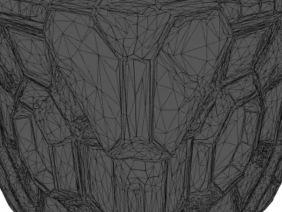 Futuristic Data Core with Coolant 3D model