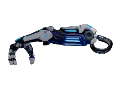 Futuristic Cybernetic Arm 3D model