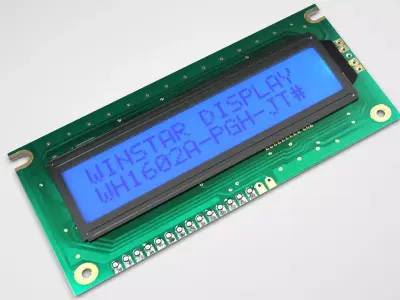 Liquid Crystal Display Screen Component 3D model from CGTrader