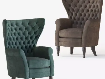Bergere Armchair 3D model