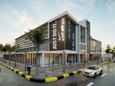 shopping mall 3D model