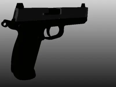 glock Gun 3d Free 3D model