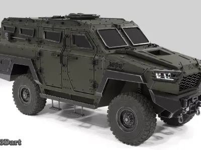 INGUAR - 3 Defence 3D print model