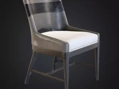Minimalist Chair Low-poly 3D model purchase