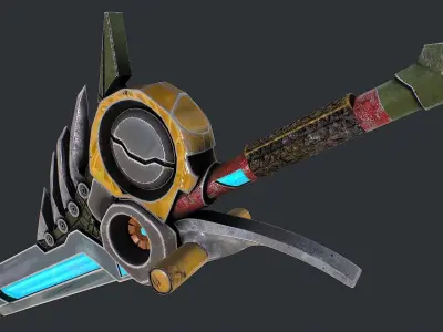 Fantasy Sword 8 3D Model Low-poly 3D model