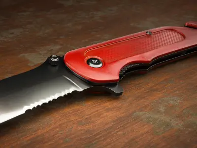 Knife Low-poly 3D model shop