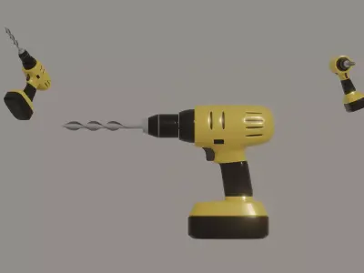 Power Drill 3D model