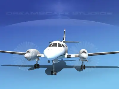 Swearingen SA226-T Merlin III V13 3D model