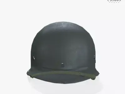 Militery Helmet Low-poly 3D model