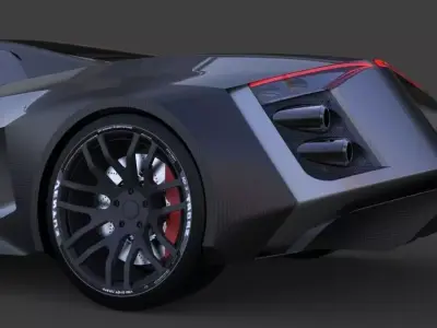 scc group500 supercar challange Free 3D model