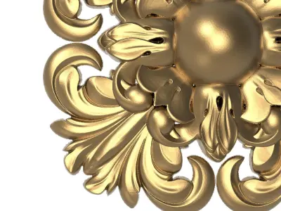 decorative pattern ready for 3D printing 3D model 83