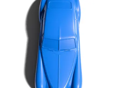 Art Decor style car 3D print model