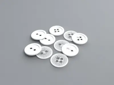 Buttons 3D model