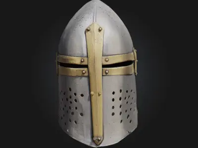 Crusader Helm 3D model