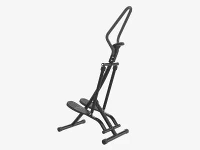 Step machine for fitness exercise 3D model