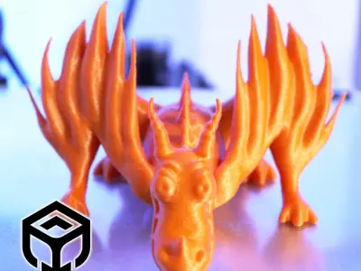 BIG EYED DRAGON 3D print model