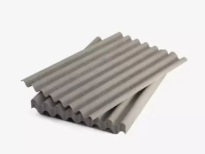 Construction Slate Low-poly 3D model