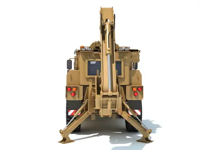 Military Excavator 3D model