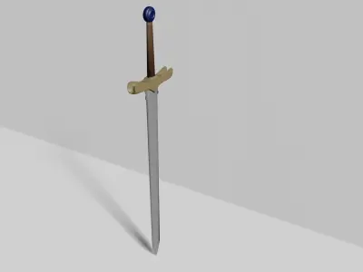 Silver Blade 3D model