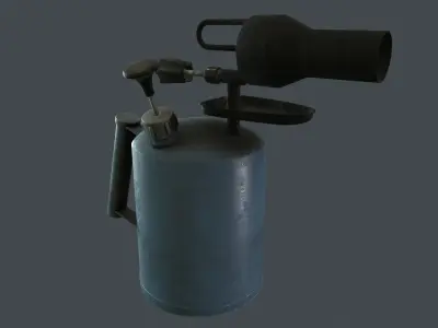 Blowlamp fire extinguisher Free 3D model