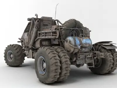 Apocalyptic Truck 3 3D model