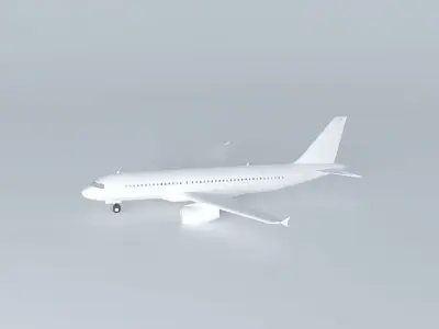 a320 airplane Free 3D model purchase