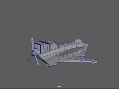 airplane Free 3D model 2