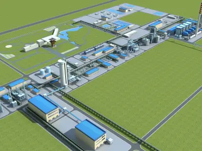 Factory 4 3D model