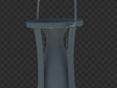 Old lamp Free 3D model