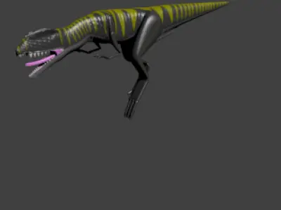 Dilophosaurus Male 3D model