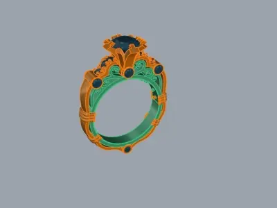 Caravaggio Ring  3D print model