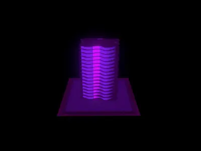 Art Skyscraper 3D model