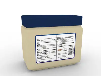 Pure Petroleum Jelly 3D model