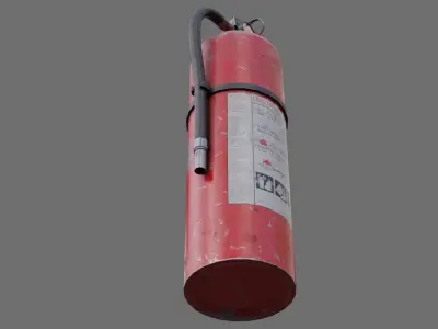 Fire Extinguisher 1B Low-poly 3D model