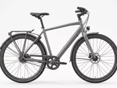Sleek Modern Urban Commuter Bicycle 3D model