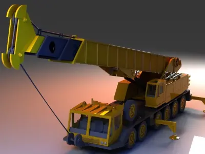 Crane 3D Model 3D model