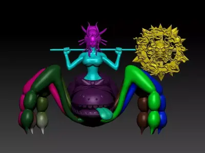 Black maria - Kaidou pirates - One piece - Split part 3D print model