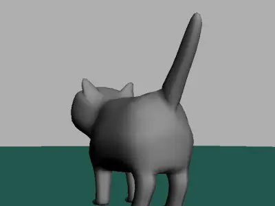 Animals cat 3D model