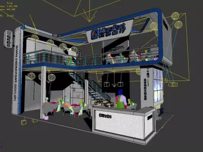 Exhibition - Area - 9X6-3DMAX2010-0105 3D model